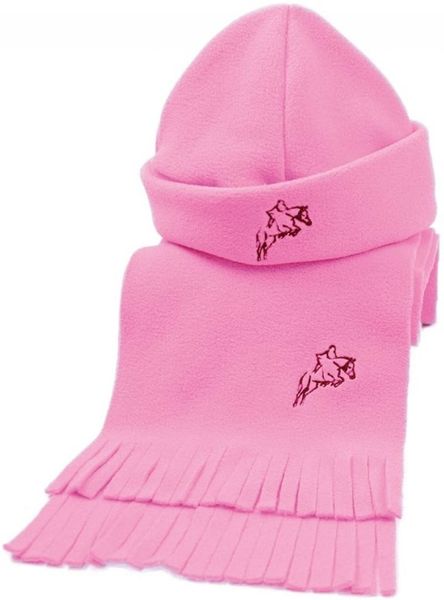 Hy Fleece Hat & Scarf Set Pretty Pink