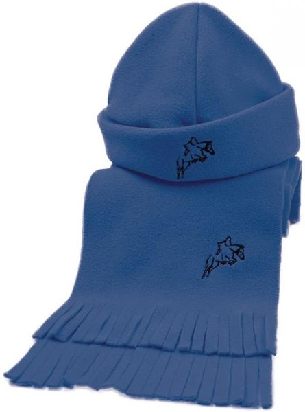 Hy Fleece Hat & Scarf Set Navy