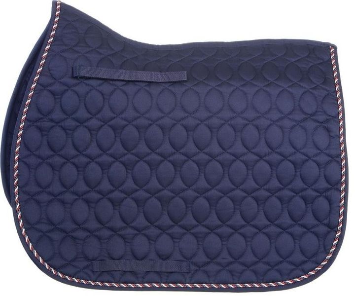 HySpeed Deluxe Saddle Pad with Cord - Pony Navy/Red