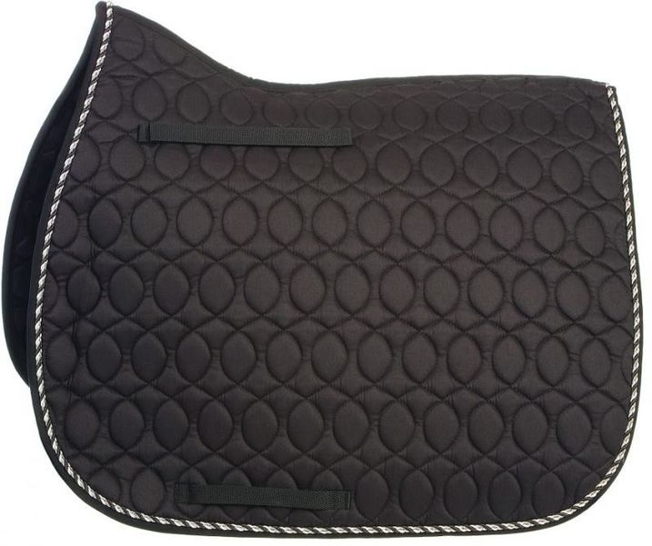 HySpeed Deluxe Saddle Pad with Cord - Pony Black