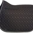 HySpeed Deluxe Saddle Pad with Cord - Pony Black