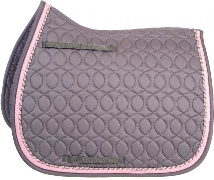 HySpeed Deluxe Saddle Pad with Cord - Pony Grey