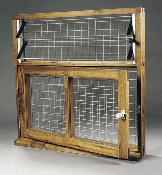 Combi Hopper Window with Perspex &amp; Beading