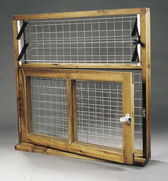 Combi Hopper Window with Perspex & Beading