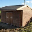 Field shelter (16' x 12') with 5' door on sub-frame image #1