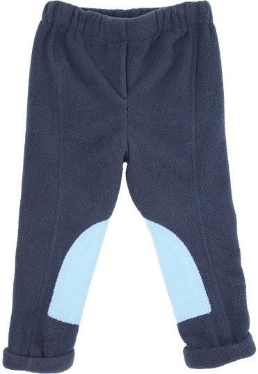 HyPerformance Fleece Tots Jodhpurs Navy/Sky Blue - Medium