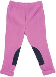 HyPerformance Fleece Tots Jodhpurs Pretty Pink/Navy - Large