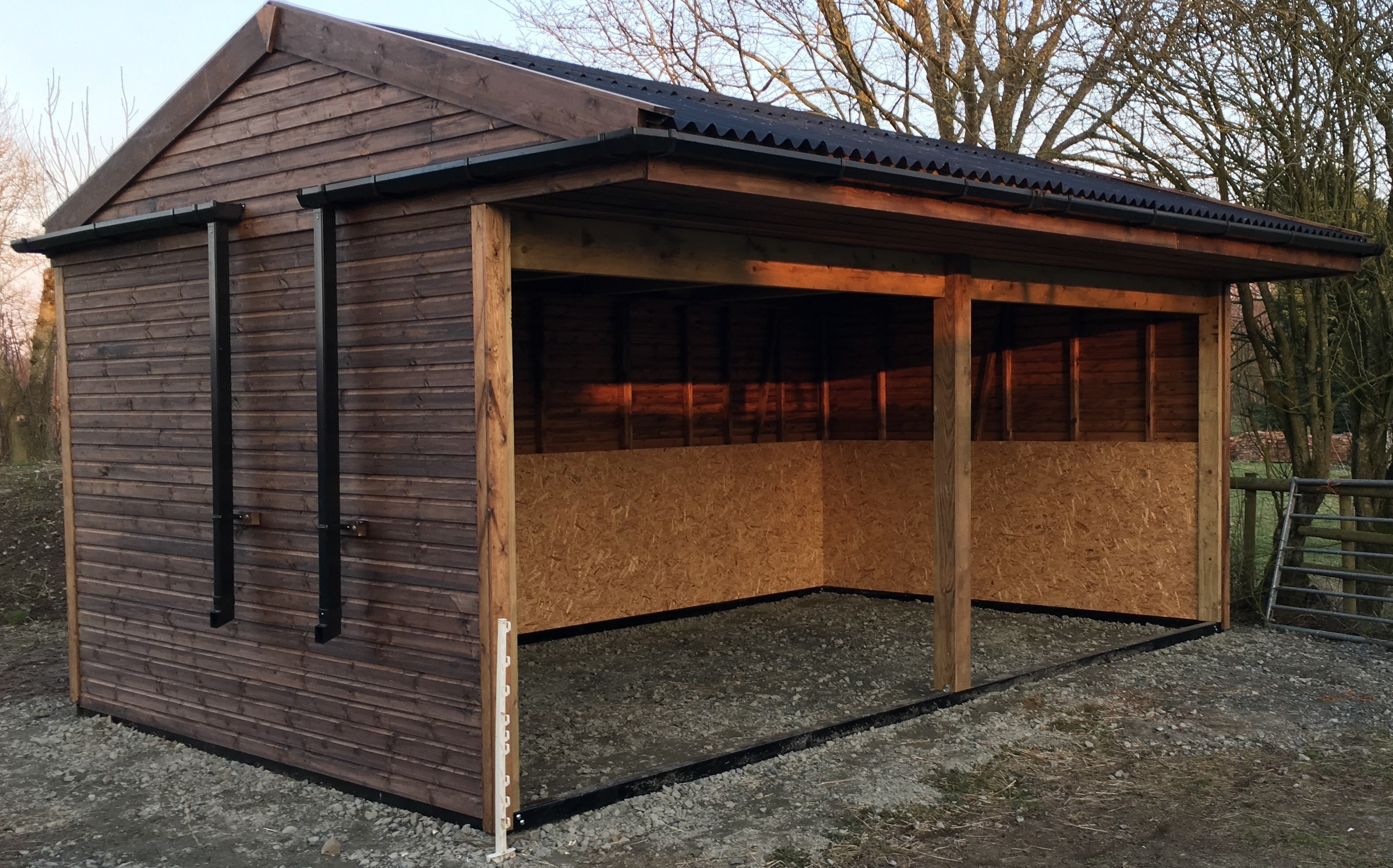 Open Fronted Field Shelter RJ Joinery