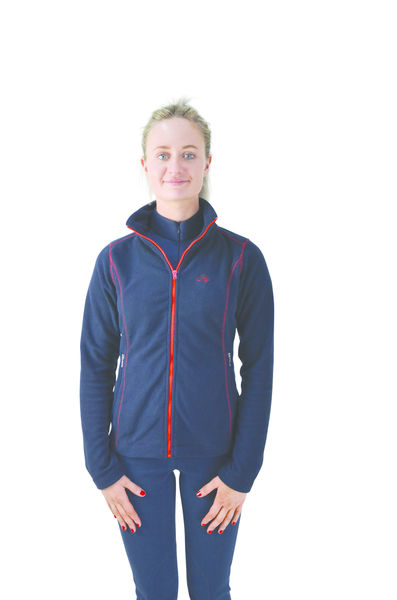 Hy Signature Fleece, navy/red, S (10-12)