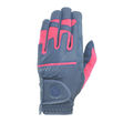 Hy Signature Riding Gloves, Navy/Red, XL