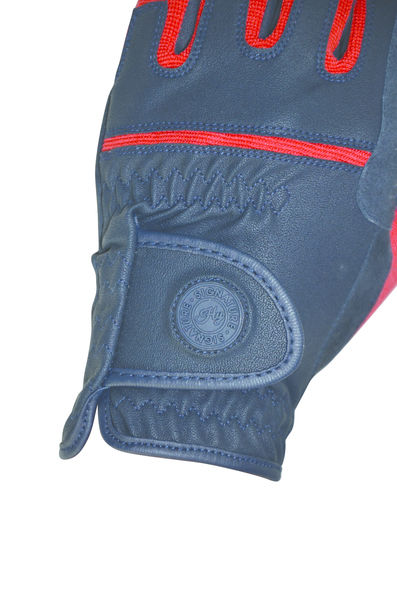 Hy Signature Riding Gloves navy/red 