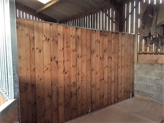 12Ft Fully Boarded End Panel