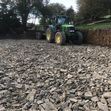 We moved several ton of soil and leveled the site