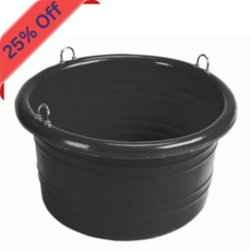Large Feed Tub Black