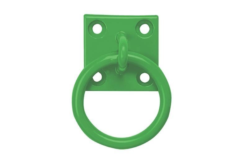 Tie Ring on Plate in Green