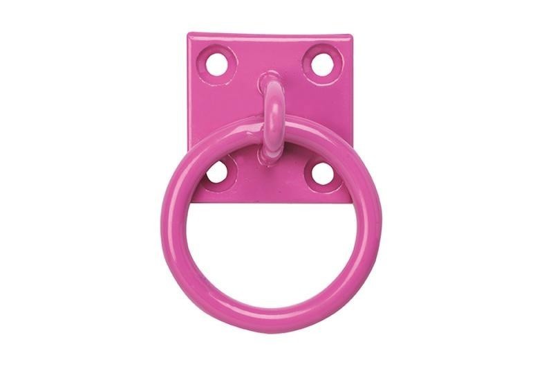 Tie Ring on Plate in Pink