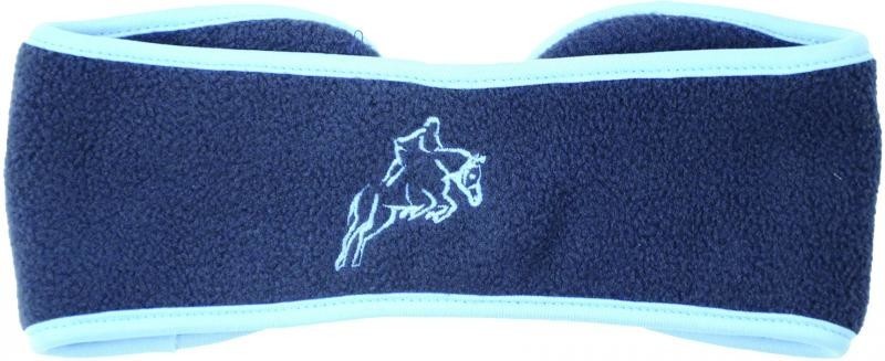 Hy Fleece Horse Head Band Navy