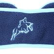 Hy Fleece Horse Head Band Navy