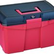 Tack Box - Medium - Raspberry/Navy