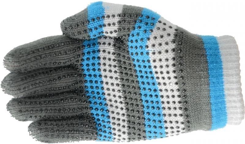 Hy5 Magic Striped Gloves Blue / Grey