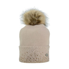 HyEquestrian Alaska Two Tone Diamante Bobble Hat