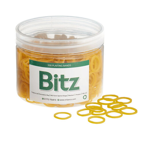 Bitz Plaiting Bands Elastic (500 Pack Tub)