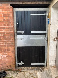 Metal Galvanised Frame & Custom Painted Stable Door