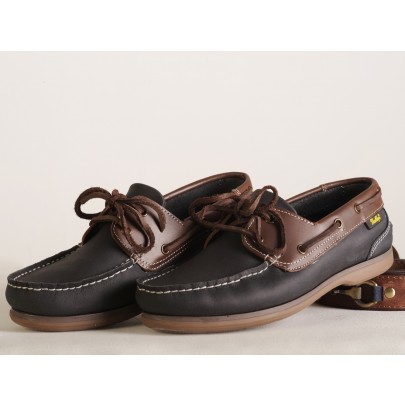 Blue deck shoe