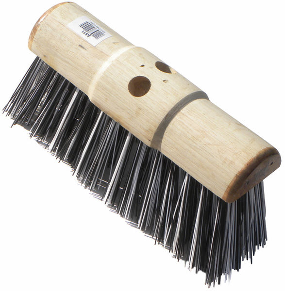 13" Black and White Broom Head image #1