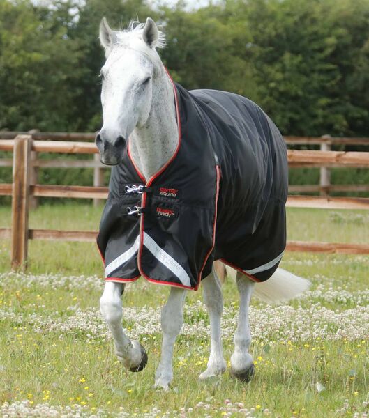 PREMIER EQUINE - Buster Hardy 100g Half Neck Turnout Rug image #1