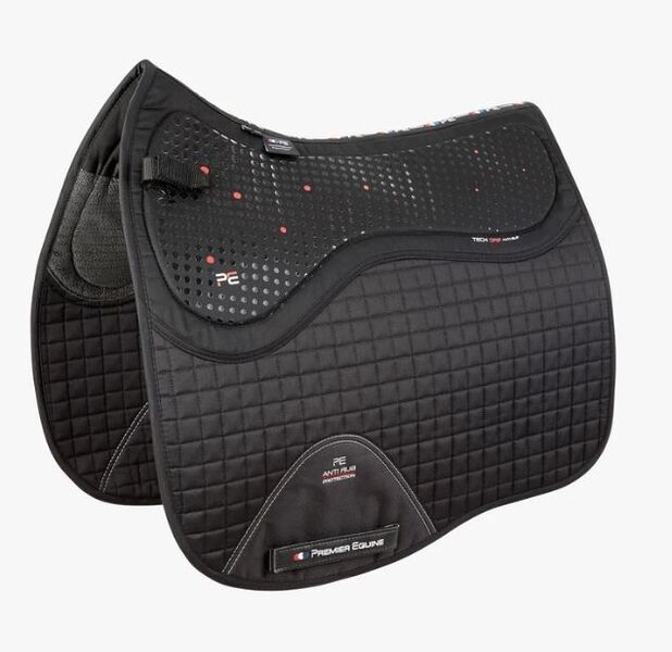 Premier Equine Close Contact Tech Grip Pro Anti-Slip Saddle Pad - Dressage Square image #1