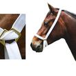 (3/4") 20 MM FULLY ADJUSTABLE WHITE WEB HALTER PONY FOAL OR TINY PONY image #1