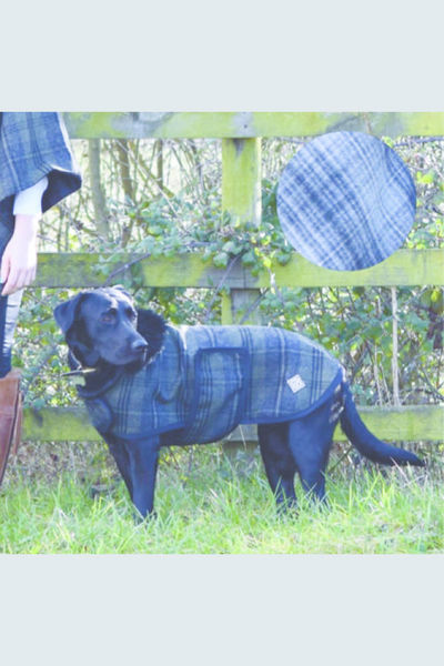 Claire Tweed and Faux-Fur Dog Coat image #1