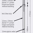 Deluxe Stable Door Cross Section A1000 &amp; A1020