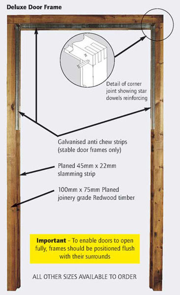 Deluxe Stable Door Frame image #2