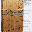 Deluxe Stable Door Specification Diagram A1000 &amp; A1020