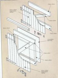 43ins DIY Stable Door with Tee Hinges