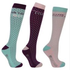 Hy Equestrian Dressage Socks (Pack of 3)