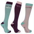 Hy Equestrian Dressage Socks (Pack of 3) image #1