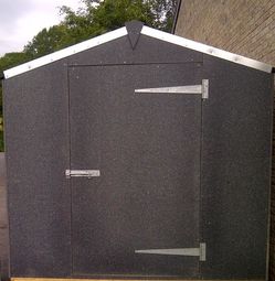 Garden Shed Made From Recycled Plastic Sheets