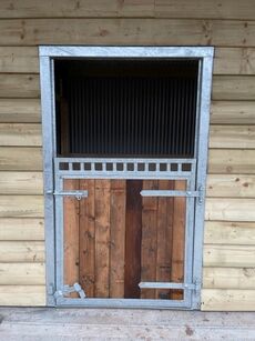 Galvanized stable door frame