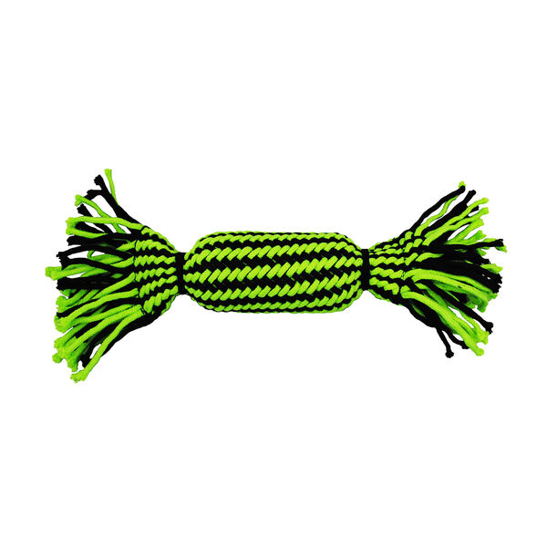 JOLLY PETS KNOT-N-CHEW TUBE SQUEAKER ROPE image #1
