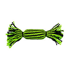 JOLLY PETS KNOT-N-CHEW TUBE SQUEAKER ROPE
