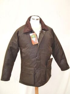 WAX PADDED WINTER COAT BROWN - HORSEMAN