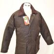 WAX PADDED WINTER COAT BROWN - HORSEMAN image #1