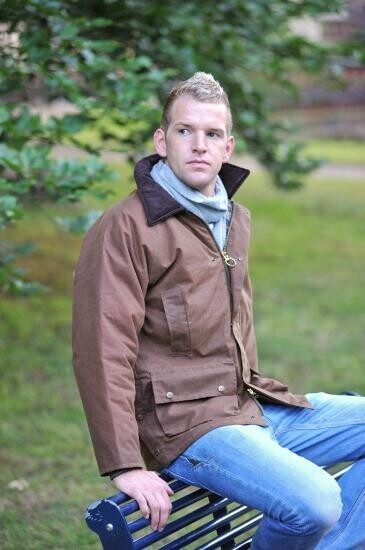 WAX PADDED WINTER COAT BROWN - HORSEMAN image #3