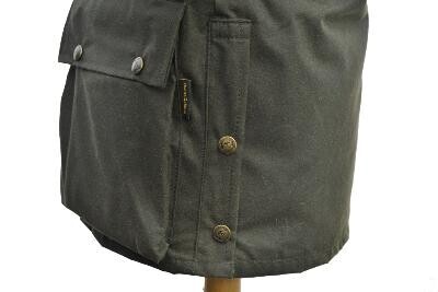 WAX PADDED WINTER COAT OLIVE - HORSEMAN image #2