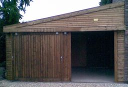 Lean To Double Garage Added To Stone Built Cottage