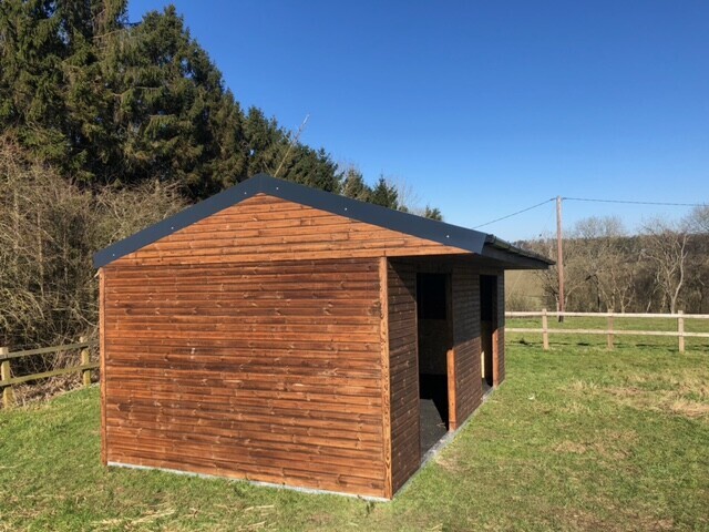 24ft x 12ft field shelter (part enclosed with 2no. 6ft openings) image #3