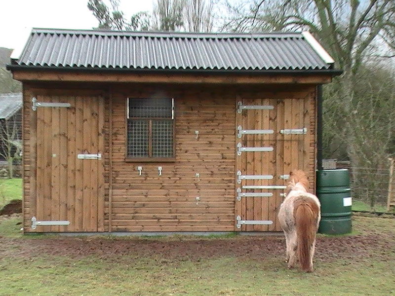 Compact Pony Stable with Adjoining Tack Room  image #2